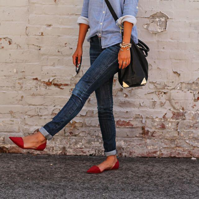 How to wear pointy flats in casual outfits 14 best outfit ideas - Page ...