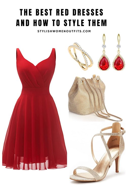 best red dresses and how to style them