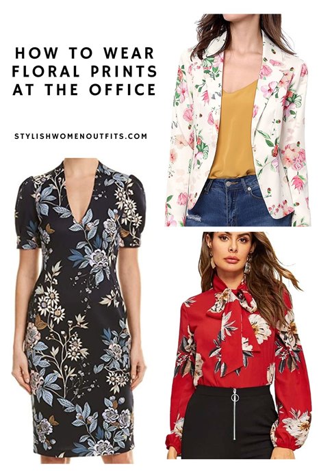 How to wear floral prints at the office