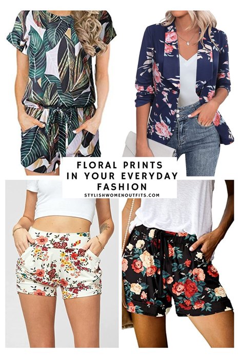 floral prints in your everyday fashion