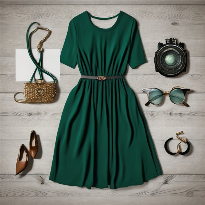 How to Choose Perfect Accessories for Your Green Dress - stylishwomenoutfits.com